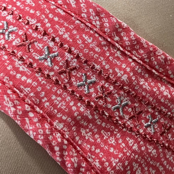 Toad&Co Red Patterned Tank Top - Picture 5 of 7